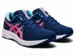 Asics Gel Contender 7 Zapatillas Azul Medianoche Rosa Fuerte - Image 2