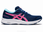 Asics Gel Contender 7 Zapatillas Azul Medianoche Rosa Fuerte