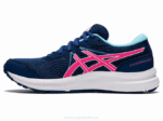 Asics Gel Contender 7 Zapatillas Azul Medianoche Rosa Fuerte - Image 4