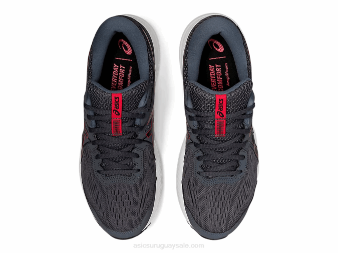 Asics Gel Contender 7 Zapatillas Gris Rojo Clásico Ideal para Correr - Image 4