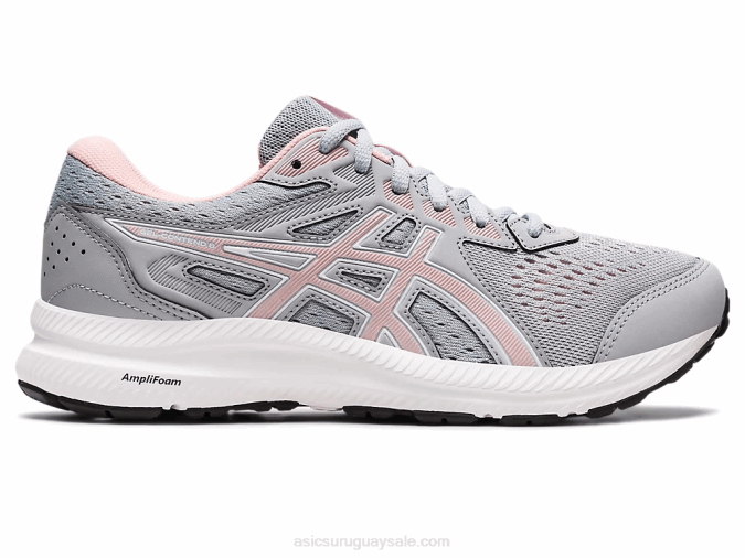 Asics gel-contender 8 ancho gris piedmont rosa escarchado deportivo - Image 1