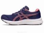 Asics Gel Contender 8 Azul Índigo y Papaya para Correr - Image 4