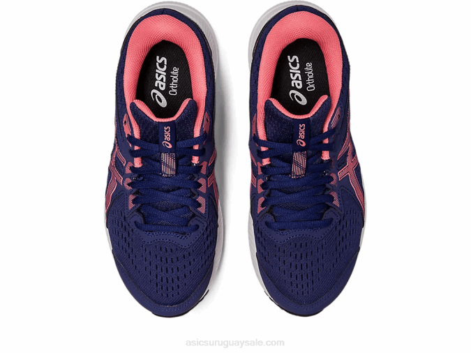 Asics Gel Contender 8 Azul Índigo y Papaya para Correr - Image 6