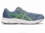 Asics gel-contender 8 zapatillas azul acero y ralladura lima