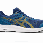 Asics gel-contender 8 zapatillas azul y ámbar para correr