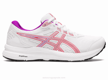 Asics Gel Contender 8 Zapatillas Running Blanca Roja