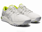Asics gel-course glide hombres gris glaciar lima neón rendimiento y comodidad - Image 2
