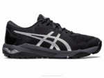 Asics gel-course glide hombres zapatillas deportivas negro gris