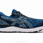 Asics gel cúmulo 23 zapatillas azul mako plata pura