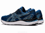 Asics gel cúmulo 23 zapatillas azul mako plata pura - Image 3