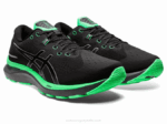 Asics Gel Cumulus 24 Lite Show Zapatillas Negras y Verdes - Image 2