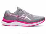 Asics Gel Cumulus 24 Zapatillas Ancho Hoja de Roca Rosa Glo