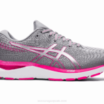 Asics Gel Cumulus 24 Zapatillas Ancho Hoja de Roca Rosa Glo