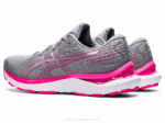 Asics Gel Cumulus 24 Zapatillas Ancho Hoja de Roca Rosa Glo - Image 3