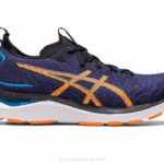 Asics gel-cumulus 24 zapatillas deportivas azul índigo melocotón