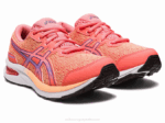 Asics gel-cumulus 24 zapatillas escolares papaya púrpura polvoriento - Image 2