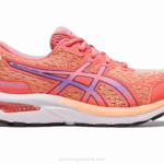 Asics gel-cumulus 24 zapatillas escolares papaya púrpura polvoriento