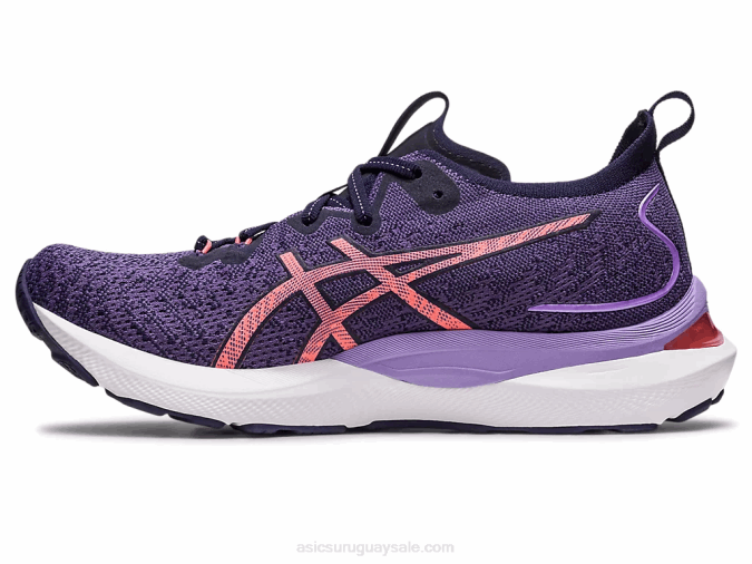 Asics gel-cumulus 24 zapatillas morado polvoriento papaya estilo y comodidad - Image 4