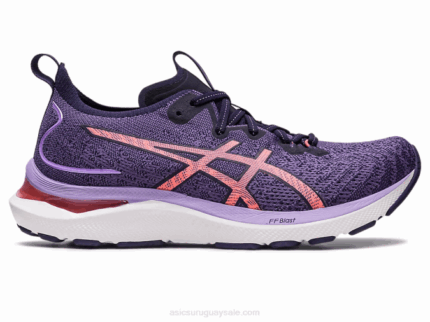 Asics gel-cumulus 24 zapatillas morado polvoriento papaya estilo y comodidad