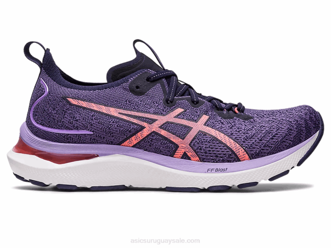 Asics gel-cumulus 24 zapatillas morado polvoriento papaya estilo y comodidad - Image 1