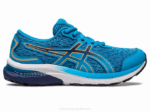 Asics Gel Cumulus 24 Zapatillas Primaria Azul Isla Melocotón