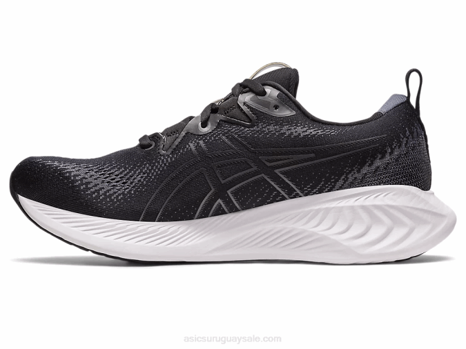 Asics Gel Cumulus 25 Zapatillas Negras y Grises para Correr - Image 4