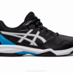 Asics Gel Dedicado 7 Negro Azul Rendimiento Óptimo