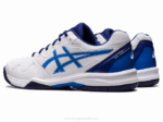 Asics gel dedicado 7 running blanco azul eléctrico - Image 3