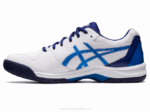 Asics gel dedicado 7 running blanco azul eléctrico - Image 4