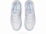 Asics gel dedicado 7 zapatillas blancas azules para correr - Image 6