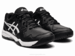 Asics gel dedicado 7 zapatillas blancas y negras - Image 2