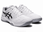 Asics gel dedicado 7 zapatillas blancas y negras - Image 2