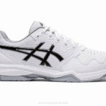 Asics gel dedicado 7 zapatillas blancas y negras