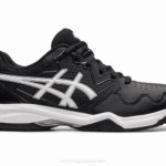 Asics gel dedicado 7 zapatillas blancas y negras