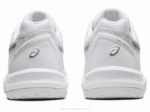 Asics gel dedicado 7 zapatillas blancas y plateadas - Image 5