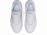 Asics gel dedicado 7 zapatillas blancas y plateadas - Image 6