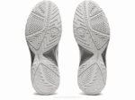 Asics gel dedicado 7 zapatillas blancas y plateadas - Image 7