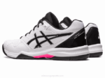 Asics Gel Dedicado 7 Zapatillas Blanco Rosa Fuerte Rendimiento - Image 3
