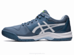 Asics gel dedicado 7 zapato running acero azul blanco - Image 4