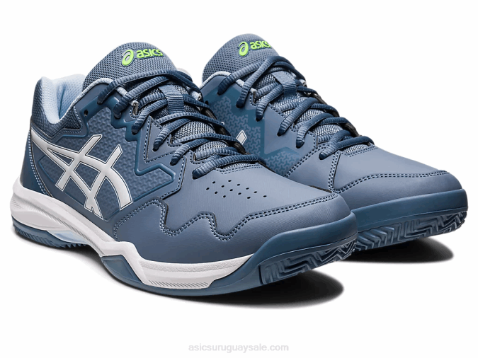 Asics gel-dedicate 7 arcilla acero azul blanco rendimiento y estilo - Image 2