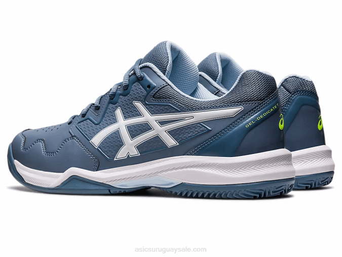 Asics gel-dedicate 7 arcilla acero azul blanco rendimiento y estilo - Image 3