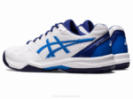 Asics gel dedicate 7 arcilla blanco azul eléctrico para tenis - Image 3
