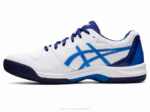 Asics gel dedicate 7 arcilla blanco azul eléctrico para tenis - Image 4