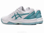 Asics gel-dedicate 7 arcilla blanco y azul humo tennis rendimiento - Image 3