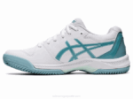 Asics gel-dedicate 7 arcilla blanco y azul humo tennis rendimiento - Image 4