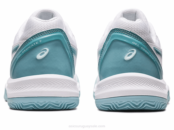 Asics gel-dedicate 7 arcilla blanco y azul humo tennis rendimiento - Image 5