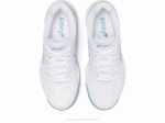 Asics gel-dedicate 7 arcilla blanco y azul humo tennis rendimiento - Image 6
