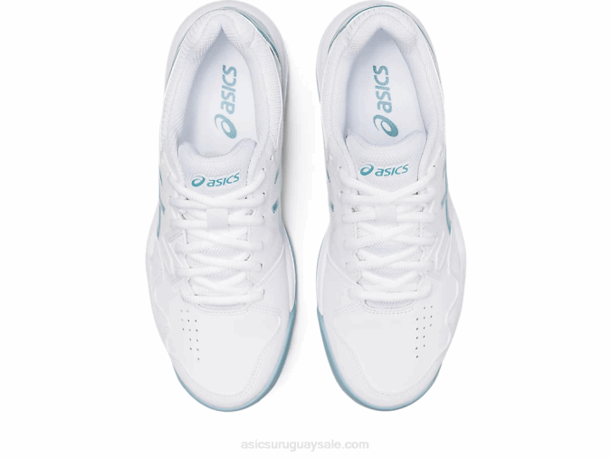 Asics gel-dedicate 7 arcilla blanco y azul humo tennis rendimiento - Image 6