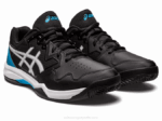 Asics gel-dedicate 7 tenis arcilla negro azul isla - Image 2