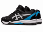 Asics gel-dedicate 7 tenis arcilla negro azul isla - Image 3